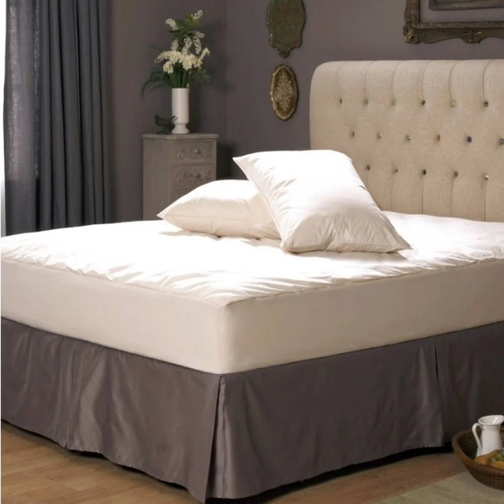 NWT ALLEREASE NATURALS ORGANIC COTTON TOP MATTRESS PAD TWIN SIZE